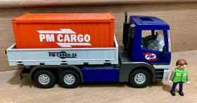 5255 Playmobil Cargo Truck Trailer And Container