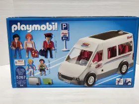 5267 Playmobil Hotel Shuttle Bus Sign Luggage Driver Passenger New 2012