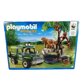 5274 Playmobil Wwf Wild Life Vehicle Playset Jungle Animals New 2012 Play Set