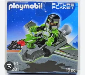 5281 Playmobil Robo Gang Spy With Glider - Easter Egg New 2012