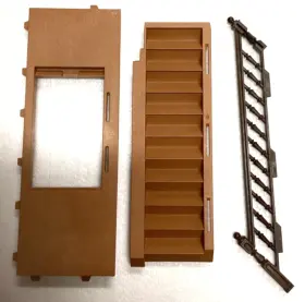 5300-5305 Playmobil Stairs Platform Rails Lot 5300 5305 Victorian Mansion Parts Staircase