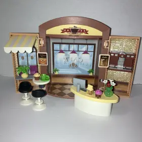 9109 Playmobil 5303 Coffee Shop Play Box #9109 Rare