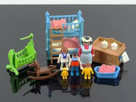 5311 Playmobil Victorian Mansion Children S Room Nursery Bedroom Playset 1992