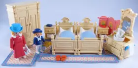 5300-complete-exc Playmobil 5321 Vintage Bedroom-victorian Mansion Dollhouse