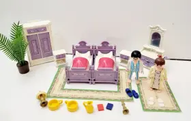 5325 Playmobil Vintage Victorian Mansion Master Bedroom Almost Complete