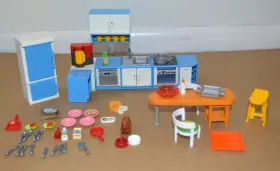 5329 Playmobil Grand Kitchen Dollhouse Partial Set