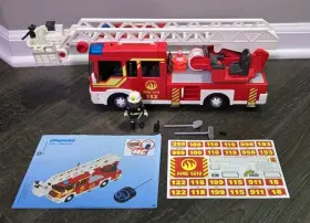 5362 Playmobil Firetruck Ladder Unit With Lights And Sound