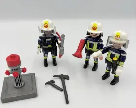 5366 Playmobil City Action Fire Fighters Rescue Crew Set #5366