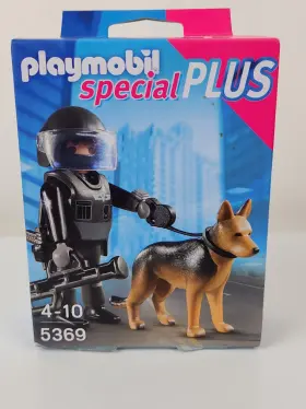 5369 Playmobil Police With Dog Swat New 2014