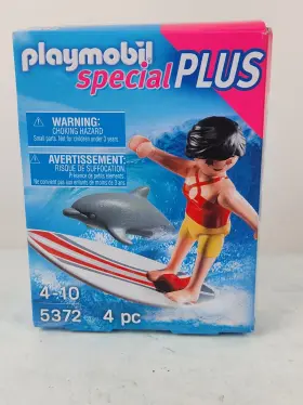 5372 Playmobil Surfer With Dolphin New 2014 Sealed Box