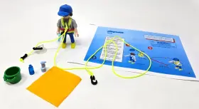 5379 Playmobil Special Plus - Window Cleaner Figure With Accessories
