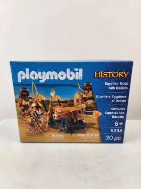 5388 Playmobil History Soldiers Of The Pharaoh With Ballist New 2016