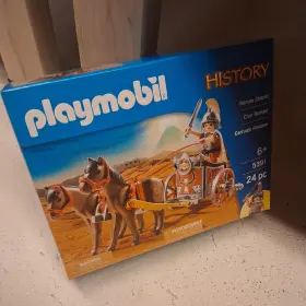 5391 Playmobil Roman Legionnaire Soldiers Chariot Army Horses Historic Complete