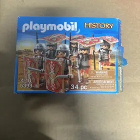 5393 Playmobil Legionaries Figures 6 X Roman Army Soldiers Set New Open Box