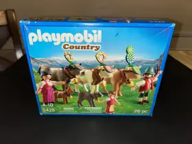 5425 Playmobil Country Alpine Festival Procession Set # - New In Box Rare