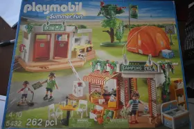 5432 Playmobil Summer Fun Campground Huge Set Camping Toys / Incomplete