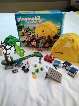 5435 Playmobil Summer Fun Outdoor Camping Set Incomplete Box Not Included