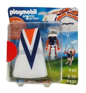 5455 Playmobil 5455-sports And Action-parachute Rick Throw Parachute 2012 Retired