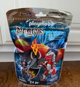 5463 Playmobil Dragons - Fire Dragon With Warrior New And Sealed