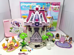 5474 Playmobil Unicorn Jewel Castle With Box And Manual