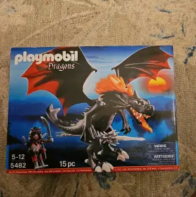 5482 Playmobil Giant Battle Dragon With Soldier