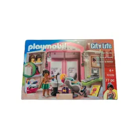 70109 Playmobil 5486 City Life Beauty Salon Play Box 77pc Complete Set
