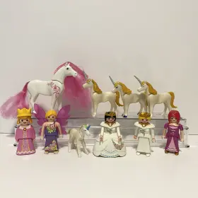 5488 Playmobil Fairy Princess Queen Horse Pony Figures People Bundle Lot Toys Wedding