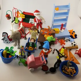 5494 Playmobil Santas Workshop Advent Calendar Santa Angel Sleigh Christmas