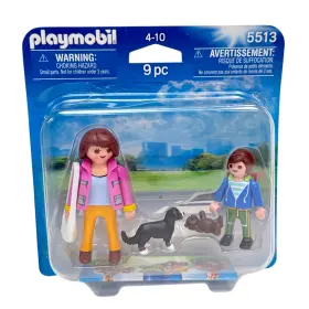 5513 Playmobil Family Mother Child Son Pack School Bag Dog Teddy Bear 9pcs 2013
