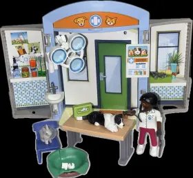5529 Playmobil Vet Veterinarian Clinic With Pieces