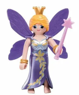 5538 Playmobil Mystery Figure Series 7 Purple Fairy With Wand New