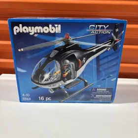 5563 Playmobil Helicopter City Action Fire Fighter 2013 Rare