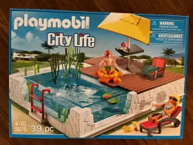 5575 Playmobil Swimming Pool With Terrace Luxury Summer Mansion Fun