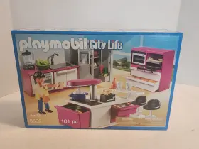5582 Playmobil New Sealed City Life Modern Kitchen 101 Pieces