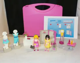 5611 Playmobil City Life Dress Shop / Fashion Boutique And Case