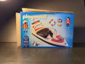 5625 Playmobil City Action Police Boat With Figures And Accessories