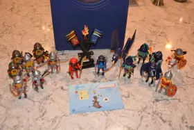 5629 Playmobil Samurai Ninja And Asian Knights Sets With Dragon More Excellent Cond
