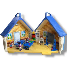 5662 Playmobil Take Along School Portable Set Teacher Students Desk Books Extras