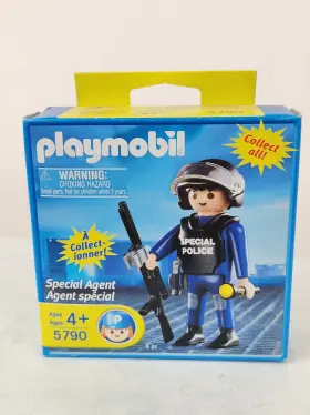 5790 Playmobil Special Agent Police Figure New In Box 2006
