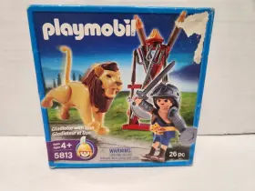 5813 Playmobil Vintage 2006 Gladiator With Lion 26 Pc Set