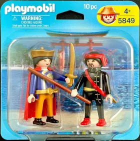 5849 Playmobil Mandarin Prince And Ninja Warrior 2008 New In Package