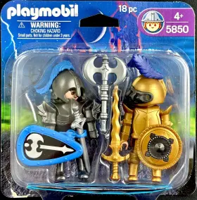 5850 Playmobil Black Knight And Gold 2008 New Package Not Sealed