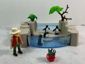 5926 Playmobil Set Penguin Pool Enclosure Complete
