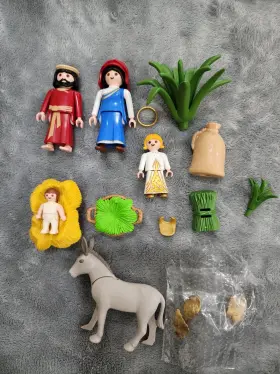 5958 Playmobil Nativity Set Christmas Manger Incomplete All Minifigures