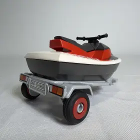 5965 Playmobil City Set Trailer And Jet Ski
