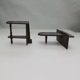 60-1360 Playmobil Cabin Furniture Table Shelf Pirate Ship Part Vtg Geobra 3053 3550 3750