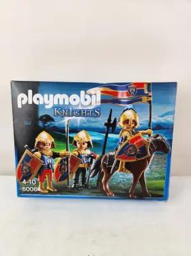 6006 Playmobil Knights Horse Weapons Flag Shields New 2013