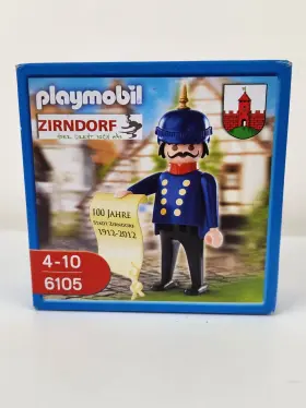 6105 Playmobil Zirndorf Police Special Character 100 Years Promotional New 2011