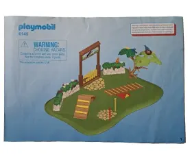 6145 Playmobil City Life Dog Park Paper Instruction Manual Only