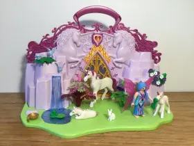 6179 Playmobil Fairies Unicorns Fantasy Take Along Fairy Unicorn Garden